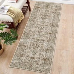 Washable Area Rug – Non-Slip Ultra-Thin Low Pile Vintage Oriental Distressed Carpet For Living Room, Bedroom, Dining, Office & Nursery, Multi-Color 15 Washable Area Rug – Non-Slip Ultra-Thin Low Pile Vintage Oriental Distressed Carpet For Living Room, Bedroom, Dining, Office & Nursery, Multi-Color -Homfan GUEST 028a1131 94a9 44da 9073 1ca1829fe83b
