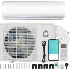 24,000 BTU Mini Split AC/Heater - 23 SEER2, Cools/Heats 1500 Sq.Ft, WiFi, Ultra Efficient Inverter, 208V/230V -Homfan GUEST 0a0aaa57 7089 4401 a492 b29d6aac1240 2