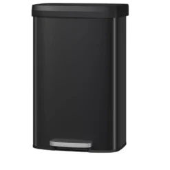 21 Gallon / 80 Liter Metal Trash Can With Lid, Large Garbage Can For Kitchen, Rustproof Step-on Kitchen Metal Trash Bin With Liner Rim -Homfan GUEST 0c642804 e1b1 423a 9ad7 f04645ea1dce
