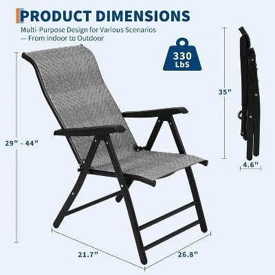 Folding Rattan Chaise Lounge Chair, Portable Outdoor Reclining Chair With Widened Armrest, Sun Lounger For Patio, Garden, Beach, 330lb Capacity 3 Folding Rattan Chaise Lounge Chair, Portable Outdoor Reclining Chair With Widened Armrest, Sun Lounger For Patio, Garden, Beach, 330lb Capacity