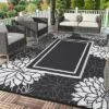 Homfan 8'x10' Outdoor Rug - Waterproof Reversible For Patio, RV, Deck -Homfan GUEST 108c4593 becb 4ff2 b4c9 fe60224c39f6