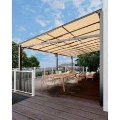 12x20ft Upgraded Lean-to Wall-Mounted Gazebo, 6mm Polycarbonate Roof & Reinforced Aluminum Frame,All-Weather Hardtop Pergola For Patio,Deck,Backyard 12 12x20ft Upgraded Lean-to Wall-Mounted Gazebo, 6mm Polycarbonate Roof & Reinforced Aluminum Frame,All-Weather Hardtop Pergola For Patio,Deck,Backyard -Homfan GUEST 1457d29e d0b5 4ffc 85cf 976bf7affb21