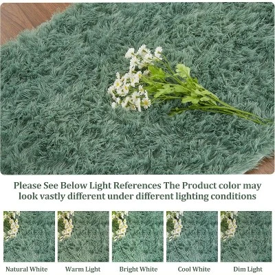 Non-Slip Runner Rug - Fluffy Stain Resistant Shag Carpet For Nursery & Bedroom, Ultra Soft Solid Color Indoor Floor Mat 8 Non-Slip Runner Rug - Fluffy Stain Resistant Shag Carpet For Nursery & Bedroom, Ultra Soft Solid Color Indoor Floor Mat - Image 6