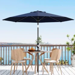 Homfan 9Ft Patio Umbrella - 8 Sturdy Ribs Outdoor Table Umbrella With Crank Lift & Push Button Tilt - Market Umbrella For Pool, Deck, Yard, Garden 29 Homfan 9Ft Patio Umbrella - 8 Sturdy Ribs Outdoor Table Umbrella With Crank Lift & Push Button Tilt - Market Umbrella For Pool, Deck, Yard, Garden -Homfan GUEST 268576b6 54ba 4637 be21 1ca144e52378