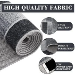 Modern Geometric Patchwork Rug - Large Living Room, Bedroom, Dining Room Carpet - Nursery, Home Office Floor Decor -Homfan GUEST 293e5de2 ae8f 4db2 b255 c208002b3f65