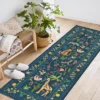 Washable Animal Print Rug Non-Slip, Vintage Low Pile Large Carpet For Nursery Playroom Bedroom, Farmhouse Kids Room Decor -Homfan GUEST 2d22da96 0044 4b05 8176 ae18d1a953a4