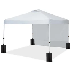 Easy Pop-Up Canopy, Pop Up Commercial Pop-Up Gazebo Tent, Waterproof Outdoor Screen Tent For Parties, Camping, Garden, Outdoor -Homfan GUEST 30dd2c2f 7a55 42c4 a942 d2f7ef80b1af