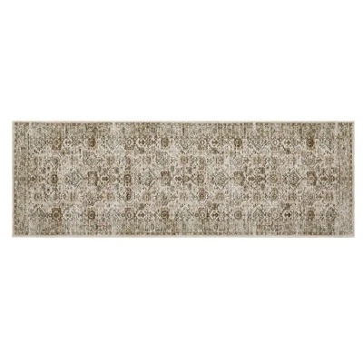 Washable Area Rug – Non-Slip Ultra-Thin Low Pile Vintage Oriental Distressed Carpet For Living Room, Bedroom, Dining, Office & Nursery, Multi-Color 10 Washable Area Rug – Non-Slip Ultra-Thin Low Pile Vintage Oriental Distressed Carpet For Living Room, Bedroom, Dining, Office & Nursery, Multi-Color - Image 8