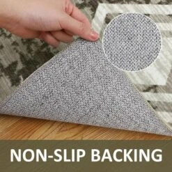 Washable Runner Rug - Non-Slip Hallway & Kitchen Rug - Modern Farmhouse Entryway Runner - Low Pile Bedroom Rug -Homfan GUEST 39feee21 415d 4337 ba1b 4b40d73f0af1