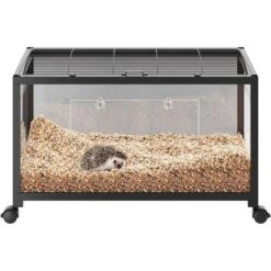 Large Chew-Proof Hamster Cage W/ Wheels, Metal Frame & Ventilated Acrylic - For Mice, Guinea Pigs & Gerbils -Homfan GUEST 3e6bb6fc 0b22 4af1 9805 96816d79a2bd