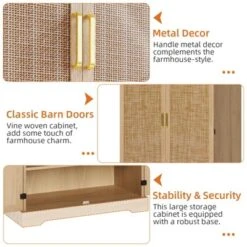 Kitchen Pantry Cabinet, 71.65" Tall Farmhouse Storage Cabinet W/8 Door Shelves And 1 Drawer, Cupboard For Kitchen, Living Room, Dining Room, Bathroom -Homfan GUEST 3f08900d 7c7d 4112 b14f 570218ee35ba