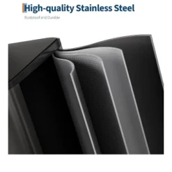 Double Compartment Kitchen Trash Can, Rectangular Trash Can With Removable Inner Bucket, Suitable For Restaurants And Hotels 12 Double Compartment Kitchen Trash Can, Rectangular Trash Can With Removable Inner Bucket, Suitable For Restaurants And Hotels -Homfan GUEST 55c4b288 fbdc 44ff 8f36 ad0727b2e505