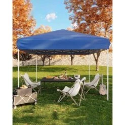 10x10 Pop Up Canopy Tent – Outdoor Tent With 3 Adjustable Heights, Easy Setup, Includes 4 Sandbags & Carrying Bag For Camping, Parties, Events -Homfan GUEST 586c7c71 d58f 4afa 811a 957c9c6160a9
