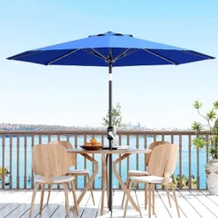 Homfan 9Ft Patio Umbrella - 8 Sturdy Ribs Outdoor Table Umbrella With Crank Lift & Push Button Tilt - Market Umbrella For Pool, Deck, Yard, Garden 24 Homfan 9Ft Patio Umbrella - 8 Sturdy Ribs Outdoor Table Umbrella With Crank Lift & Push Button Tilt - Market Umbrella For Pool, Deck, Yard, Garden -Homfan GUEST 6a175d8a 41bd 434e a070 4c730fe379df