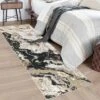 Homfan Runner Rug Machine Washable Kitchen Runner Rugs Soft Low Pile Modern Abstract Floor Rug Marble Carpet Runners For Hallway Entryway Bedside -Homfan GUEST 6ee6fa35 ef73 4c33 b4f9 799aba9f591b