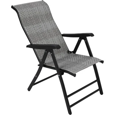 Folding Rattan Chaise Lounge Chair, Portable Outdoor Reclining Chair With Widened Armrest, Sun Lounger For Patio, Garden, Beach, 330lb Capacity 9 Folding Rattan Chaise Lounge Chair, Portable Outdoor Reclining Chair With Widened Armrest, Sun Lounger For Patio, Garden, Beach, 330lb Capacity - Image 7