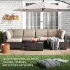 Homfan 7-Piece Outdoor Patio Furniture Set - Waterproof Rattan Sectional Sofa With Cushions & Glass Top Table, Patio Conversation Set For Backyard 2 Homfan 7-Piece Outdoor Patio Furniture Set - Waterproof Rattan Sectional Sofa With Cushions & Glass Top Table, Patio Conversation Set For Backyard -Homfan GUEST 7dbf208c f12c 4055 be7b 8404e6d3567b