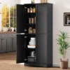 70 Inch Tall Kitchen Pantry Cabinet, Freestanding Storage Cabinet With 4 Doors And Adjustable Shelves, For Dining Room, Bathroom, Living Room -Homfan GUEST 86b28fa0 16e6 4083 a49b f116cf9567b1