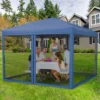 Pop Up Canopy Tent 10 Ft. X 10 Ft. Mosquito Netting & Wheeled Bag, One Push Setup, 3 Height Sun Shelter 2 Pop Up Canopy Tent 10 Ft. X 10 Ft. Mosquito Netting & Wheeled Bag, One Push Setup, 3 Height Sun Shelter -Homfan GUEST 8ec1cf1f 94a7 4184 8f54 c913745d9229