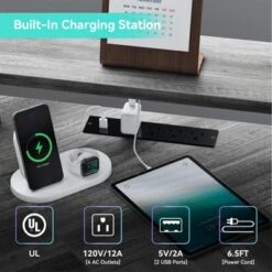 Computer Desk With Power Outlets, 61,4" L Shaped Desk With Full Monitor Stand & Storage Shelves, Corner Desk Gaming Desk, Ergonomic Home Office Desk -Homfan GUEST 909f48b2 1af5 4bcb 9243 025393137b9f