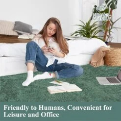 Non-Slip Runner Rug - Fluffy Stain Resistant Shag Carpet For Nursery & Bedroom, Ultra Soft Solid Color Indoor Floor Mat 13 Non-Slip Runner Rug - Fluffy Stain Resistant Shag Carpet For Nursery & Bedroom, Ultra Soft Solid Color Indoor Floor Mat -Homfan GUEST a3db8a21 a2ab 4868 bc2f bd06870cb1c8