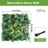 Artificial Boxwood Wall Panels, 20''x20'' 16pcs Grass Wall Panels, Greenery Backdrop Privacy Screen With UV Protection For Garden Indoor Outdoor Decor -Homfan GUEST a883067b b1ec 41e1 8ff8 0ecc4de7b5f5