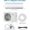 12,000 BTU Mini Split AC - 21 SEER2 Wall Mount Heat Pump, Cools 750 Sq.Ft, WiFi/Remote, 230V, Includes Installation Kit -Homfan GUEST b04b567e 4dd0 4dc2 b519 f660f9efedb4