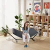 2-Person Hammock With Iron Stand - 475Lb Capacity, Portable, Polyester Net & Cotton Cushion For Garden & Camping 1 2-Person Hammock With Iron Stand - 475Lb Capacity, Portable, Polyester Net & Cotton Cushion For Garden & Camping -Homfan GUEST b160a2e2 e899 4897 b077 add422cc2d88
