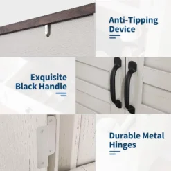 72" Tall Pantry Cabinet With Doors & Drawer, Farmhouse Storage Cabinet With Adjustable Shelves, For Dining Room, Living Room 11 72" Tall Pantry Cabinet With Doors & Drawer, Farmhouse Storage Cabinet With Adjustable Shelves, For Dining Room, Living Room -Homfan GUEST c232e856 6f18 45bc b1b5 4284b9f50108