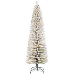 Artificial Christmas Tree – Snow Flocked Full Tree With Warm Incandescent Lights, Branch Tips & Foldable Stand, Holiday Decoration For Home & Party 15 Artificial Christmas Tree – Snow Flocked Full Tree With Warm Incandescent Lights, Branch Tips & Foldable Stand, Holiday Decoration For Home & Party -Homfan GUEST c965f31e ea68 4e10 9fa0 e2a986507bee