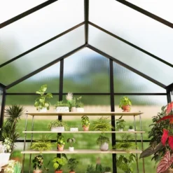Homfan Greenhouse For Outdoors,Polycarbonate Greenhouse With Roof Vent, Aluminum Walk-in Greenhouse For Outside Garden Backyard, Patio, Lawn -Homfan GUEST d574a67c c2ed 4bfb 85ac e6adc3a911a8