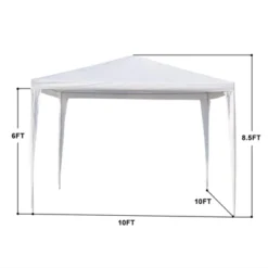 10 Ft. X 10 Ft. Gazebo Folding Waterproof Event Tent W/ 3 Sides Vent Easy Setup UV Protection Instant Canopy Outdoor Use -Homfan GUEST d61fbb91 ae80 4151 824b 0ddd633e87c5
