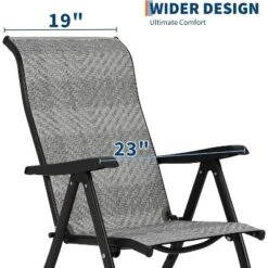 Folding Rattan Chaise Lounge Chair, Portable Outdoor Reclining Chair With Widened Armrest, Sun Lounger For Patio, Garden, Beach, 330lb Capacity 11 Folding Rattan Chaise Lounge Chair, Portable Outdoor Reclining Chair With Widened Armrest, Sun Lounger For Patio, Garden, Beach, 330lb Capacity -Homfan GUEST d80ce1f1 4736 445b b2d7 4292b1dae956