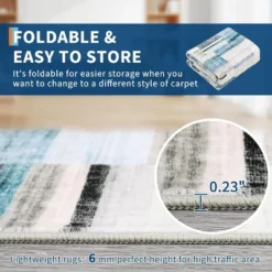 Washable Runner Rug Non Slip Kitchen Rugs Modern Ndoor Entryway Rug Farmhouse Soft Bath Mat Stain Resistant Carpet For Bedroom Hallway Laundry -Homfan GUEST d871cf96 7ba4 4a9d a146 05298a1a2b7d