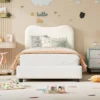 Homfan Kids Bed Frame, Upholstered Headboard, Low Profile Platform Bed, Soft Boucle Fabric, Wood Slats, Noise Free, No Box Spring 2 Homfan Kids Bed Frame, Upholstered Headboard, Low Profile Platform Bed, Soft Boucle Fabric, Wood Slats, Noise Free, No Box Spring -Homfan GUEST fe46fc62 2b0e 43f8 9c07 6d5e6f214dbe